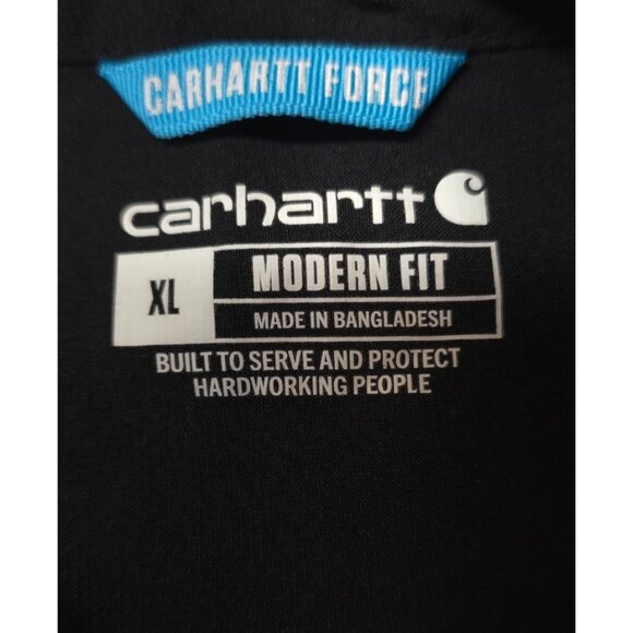 Carhartt Force Womens XL Modern Fit Black Short Sleeve Stretch V-Neck Scrub Top - Picture 11 of 14